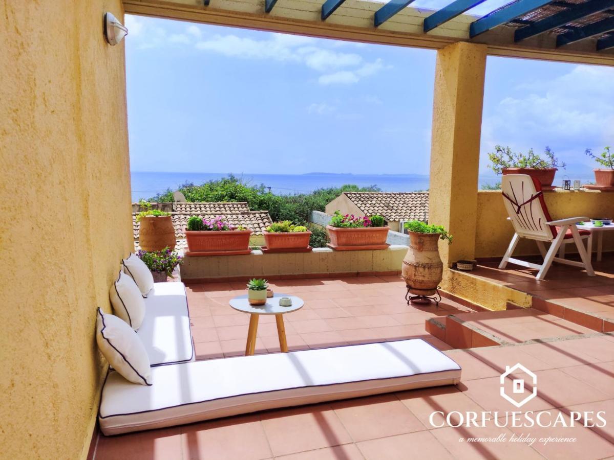 Mira El Mar By Corfuescapes Villa Mparmpati Eksteriør billede