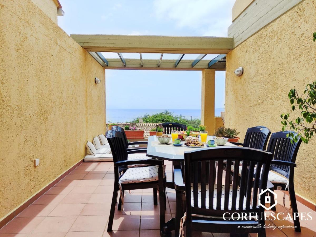 Mira El Mar By Corfuescapes Villa Mparmpati Eksteriør billede